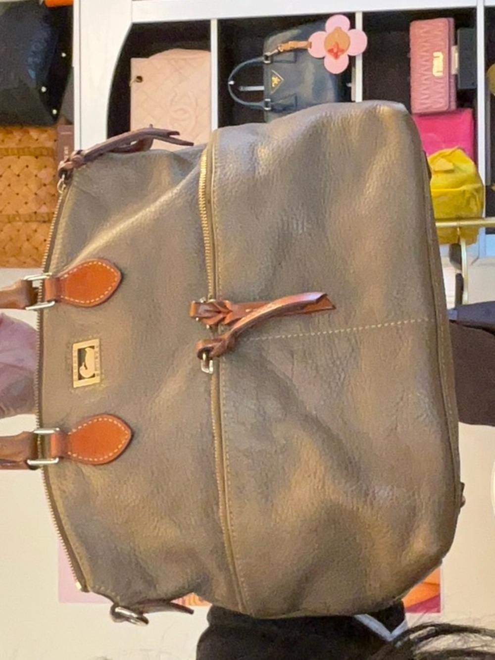 59. dooney Bourke slashed desc in live no cancel/returns